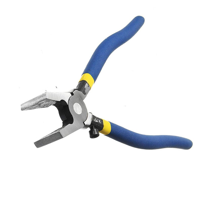Generic Stained Glass Tool Kit Running Pliers Breaking Grozing Pliers Grip Cutter Non-Slip Handle - Blue  - Image 2
