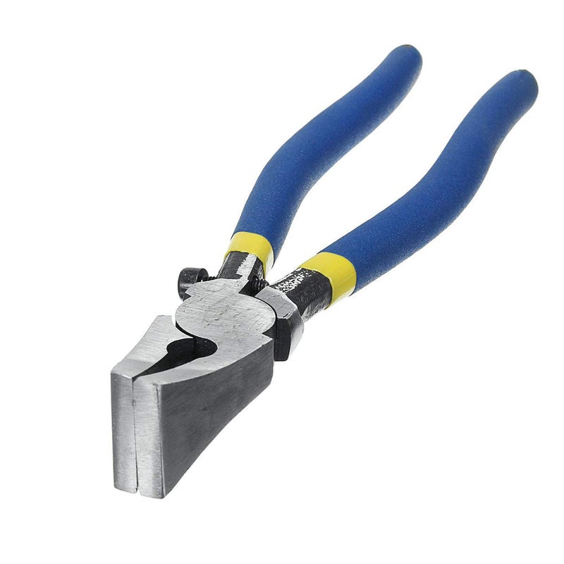 Generic Stained Glass Tool Kit Running Pliers Breaking Grozing Pliers Grip Cutter Non-Slip Handle - Blue  - Image 3