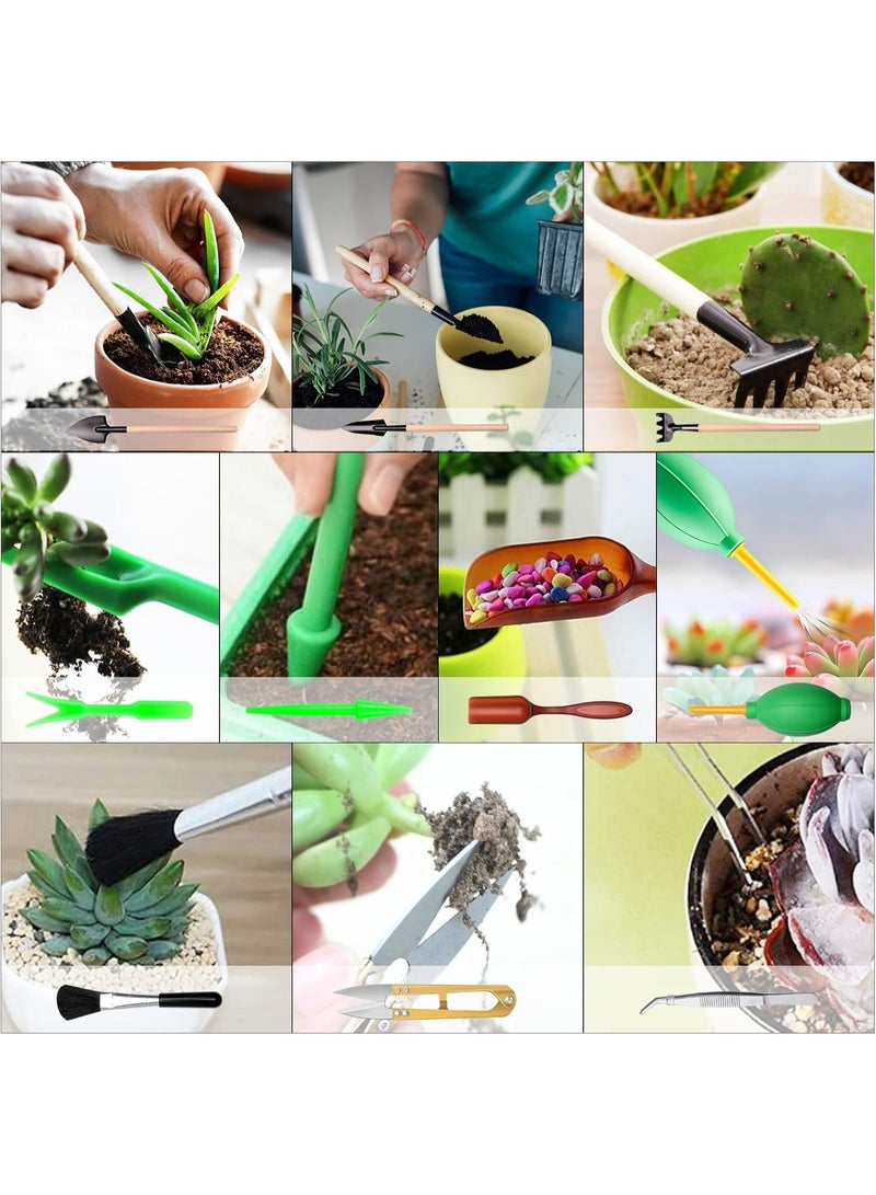 Generic 84 PCS Garden Tools Set,10pcs Succulent Tools Set Included 6pcs Large Heavy Duty Aluminum Gardening Hand Tools 12.5IN with Garden Tool Bag,Gloves Sprayer etc.Gardening Gifts for Men Women Garden Gifts  - Image 3