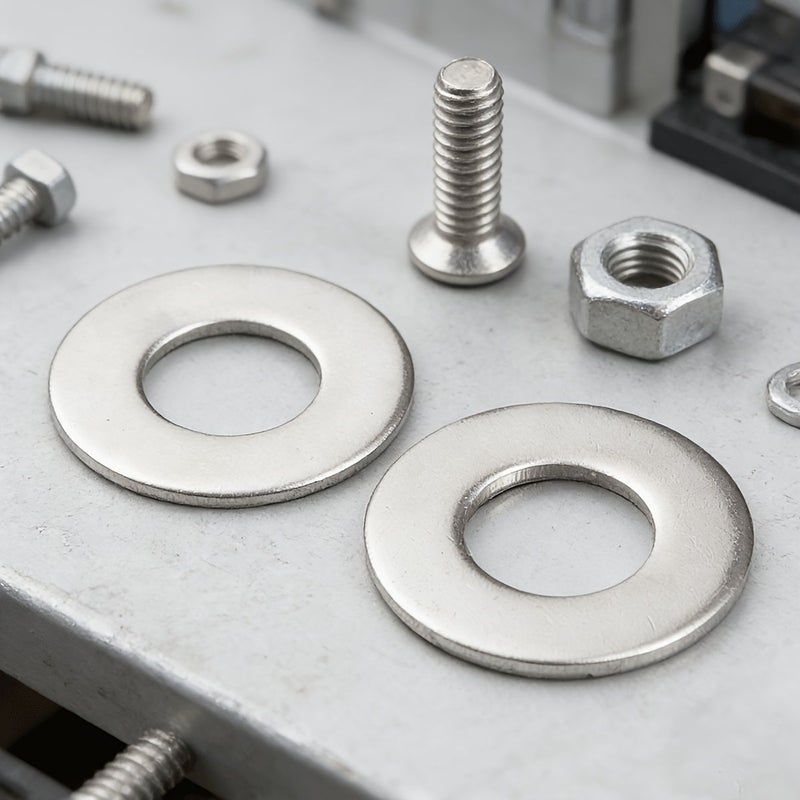 M6 Flat Washers 90 Pcs Carbon Steel Durable Easy To Install For Machinery Electronics And Projects - Image 3