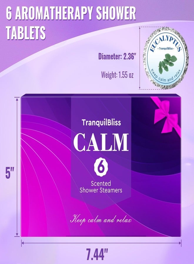 TranquilBliss Shower Steamers, 6 Pack Shower Tablets with Natural Fragrance, Self Care & Relaxation, Mother's Day, Individually Packaged, Valentine's Day Shower Steamers for Women - Image 3