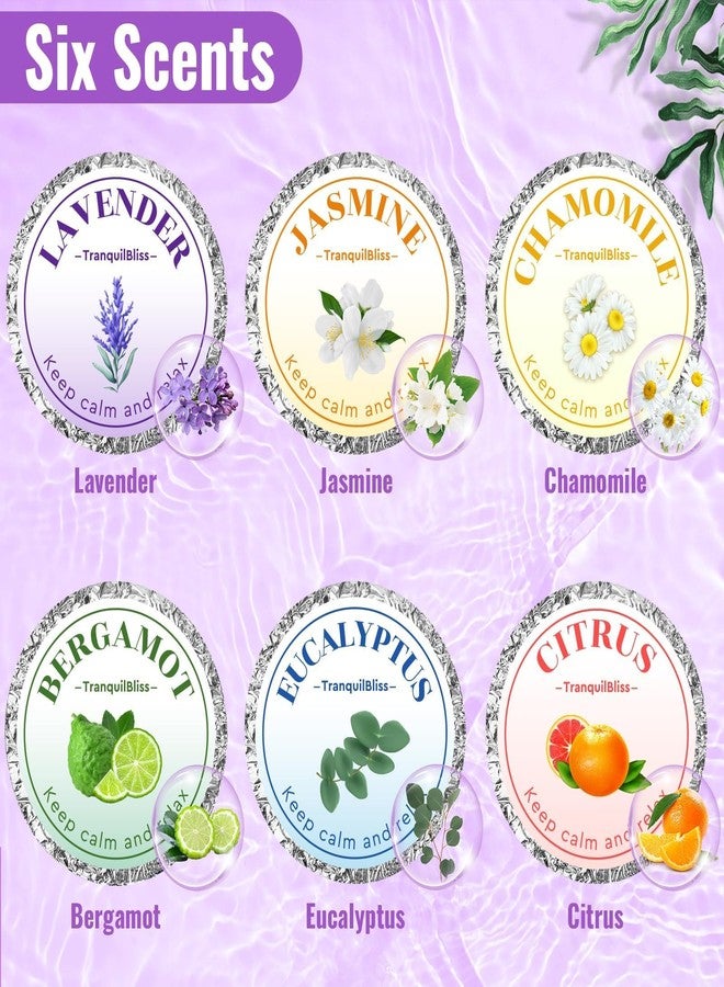 TranquilBliss Shower Steamers, 6 Pack Shower Tablets with Natural Fragrance, Self Care & Relaxation, Mother's Day, Individually Packaged, Valentine's Day Shower Steamers for Women - Image 4