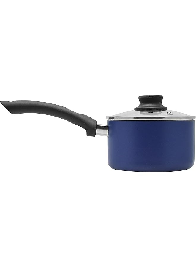 RAJ Non Stick Induction Sauce Pan, 14 Cm , Silver, Rns001 , 1 Pc  - Image 1
