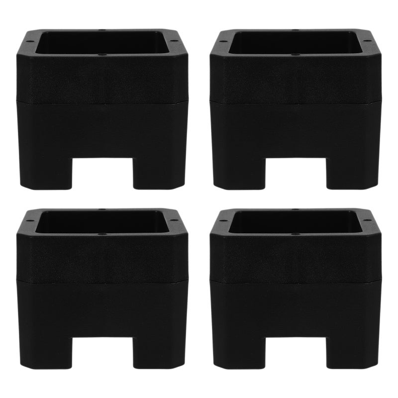 Bed Risers, Enhances Stability and Prevents Sliding, Adds Under Bed Storage - Image 1