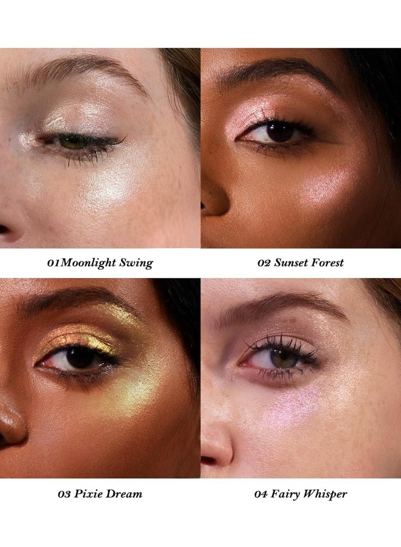 فلاور نوز Flower Knows Midsummer Fairytales Collection Liquid Highlighter (متعدد الألوان) (03 Pixie Dream، صافي الوزن 0.17 أوقية / 5 غرام) - Image 4