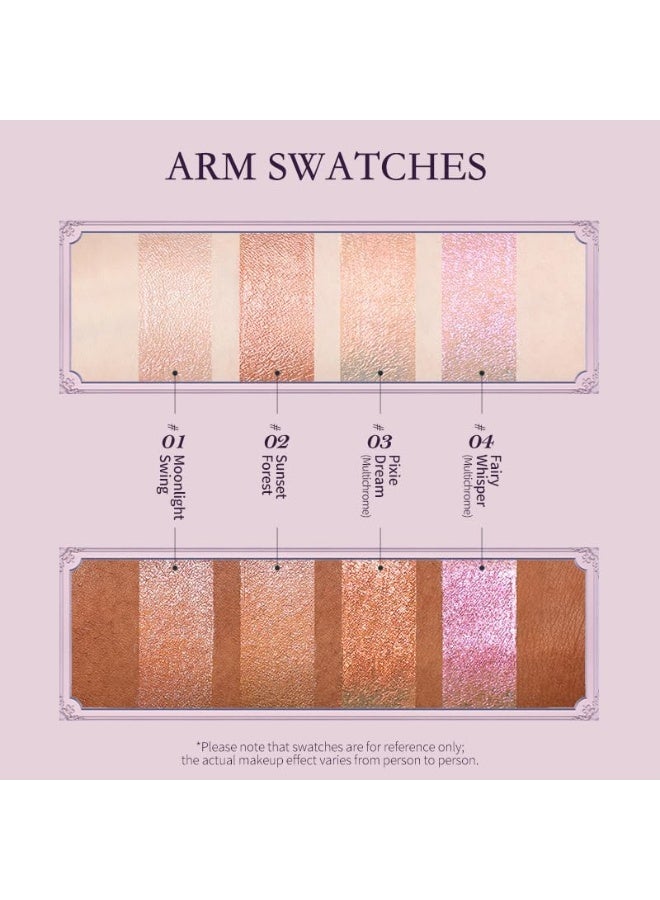 فلاور نوز Flower Knows Midsummer Fairytales Collection Liquid Highlighter (متعدد الألوان) (03 Pixie Dream، صافي الوزن 0.17 أوقية / 5 غرام) - Image 5