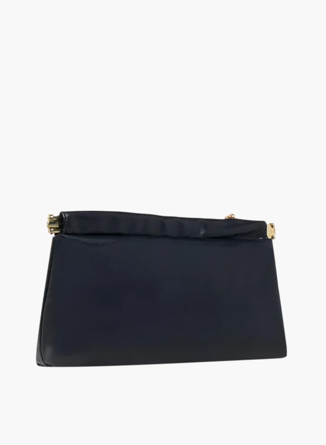 Celeste Solid Crossbody Bag with Chain Strap