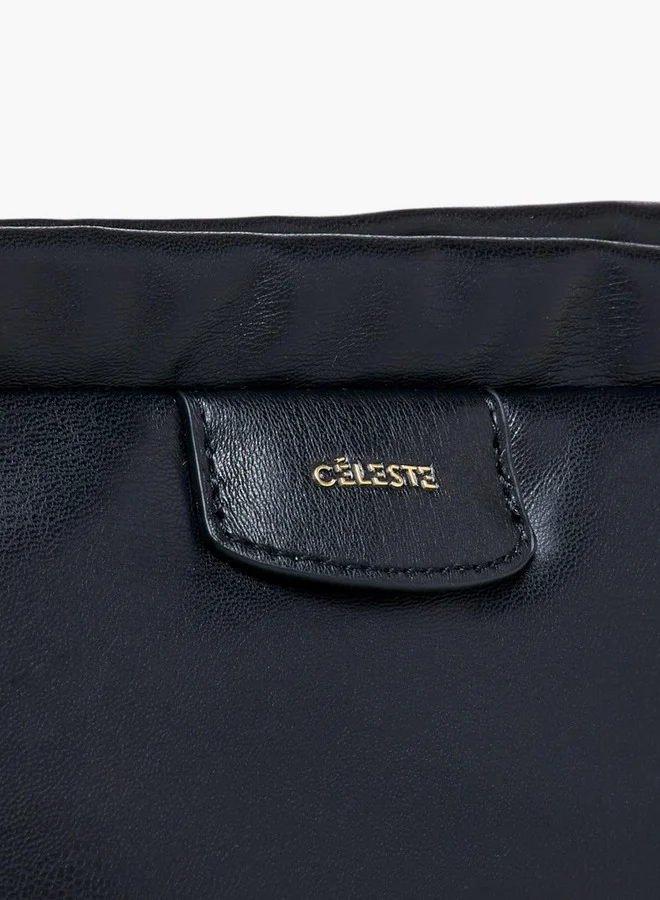 Celeste Solid Crossbody Bag with Chain Strap