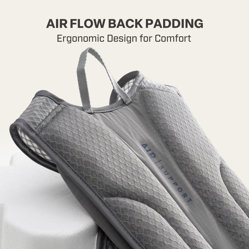 EVERFUN Hydration Backpack Running Vest Small Hiking Water Backpack with 1.5L Water Bladder, Lightweight Reflective Phone Holder Hydro Pack for Trail Running, Biking, Race, Marathons, Gray - Image 2