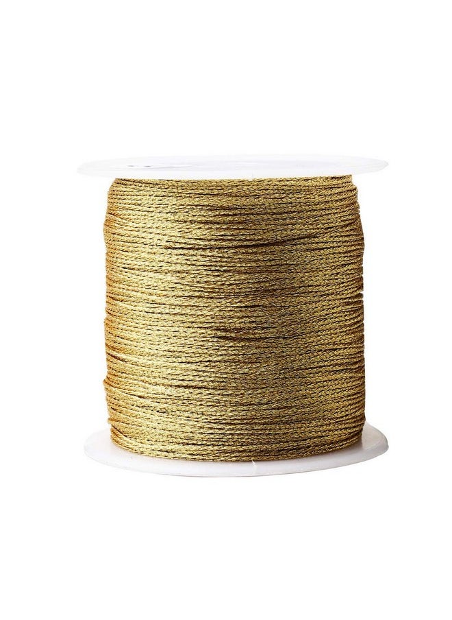 218 Yards/656 Feet Metallic Cord Gold Twine, 2 Spool Gold Thread String For Bracelet Making Jewelry Making Thread Gold Craft String Tinsel String Craft Making Cord(0.5Mm) - pzsku/Z6CB67F0D58038AE8B83EZ/45/_/1733730389/1281046e-8dc2-4758-97d7-62badd2d73fb