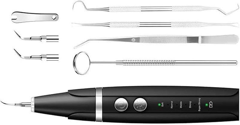 Ultrasonic Dog Teeth Cleaning Kit with Tweezers Plaque Tartar Remover Travel Toothbrush - Image 5