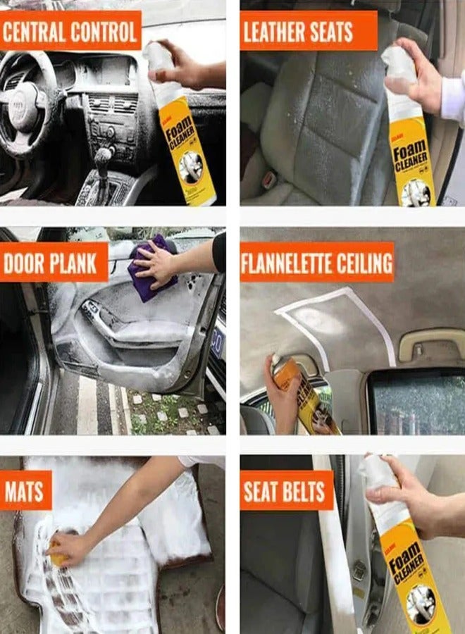 EELHOE Foam Cleaner 30ml Multi Purpose Foam Cleaner Versatile Cleaning Agent for Car Interiors and Home Surfaces - Image 4