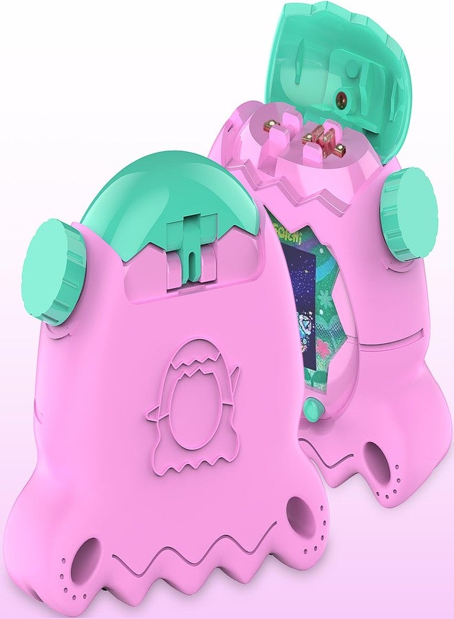 جي سي باين حافظات JCHPINE الواقية لحيوان تاماغوتشي بارادايس الإلكتروني، حافظة صلبة وغطاء سيليكون لحيوان تاماغوتشي بارادايس مع واقي شاشة وحبل تعليق (وردي) - Image 4