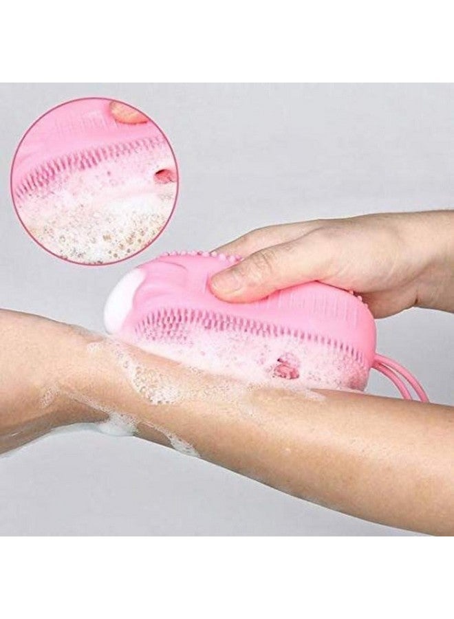 Samip Bubble Bath Brush, Silicone Bath Body Brush,Ultra-Soft Scrubber for Shower Exfoliating, Body Brush for Unisex Good for Health Beauty (Multicolour) - Image 4