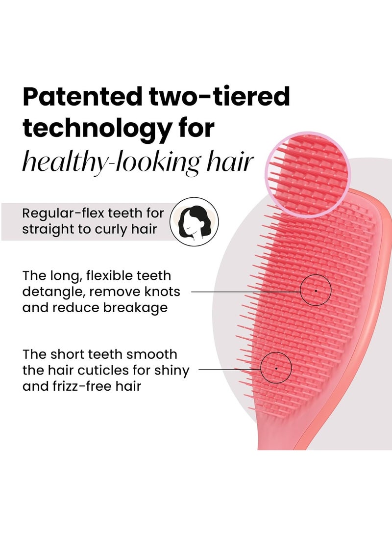 تانجل تيزر تانجل تيزر ألتيميت لفك تشابك الشعر باللون الوردي السلمون الكبير  - Image 4