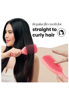 TANGLE TEEZER Tangle Teezer Ultimate Detangler Large-Salmon Pink  - Image 3