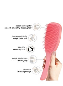 TANGLE TEEZER Tangle Teezer Ultimate Detangler Large-Salmon Pink  - Image 2