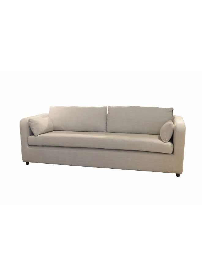 ميكاسا أريكة ثلاثية المقاعد من نسيج عالي الجودة باللون الرمادي  64 × 93 × 215 سم PJS56703 - Image 3