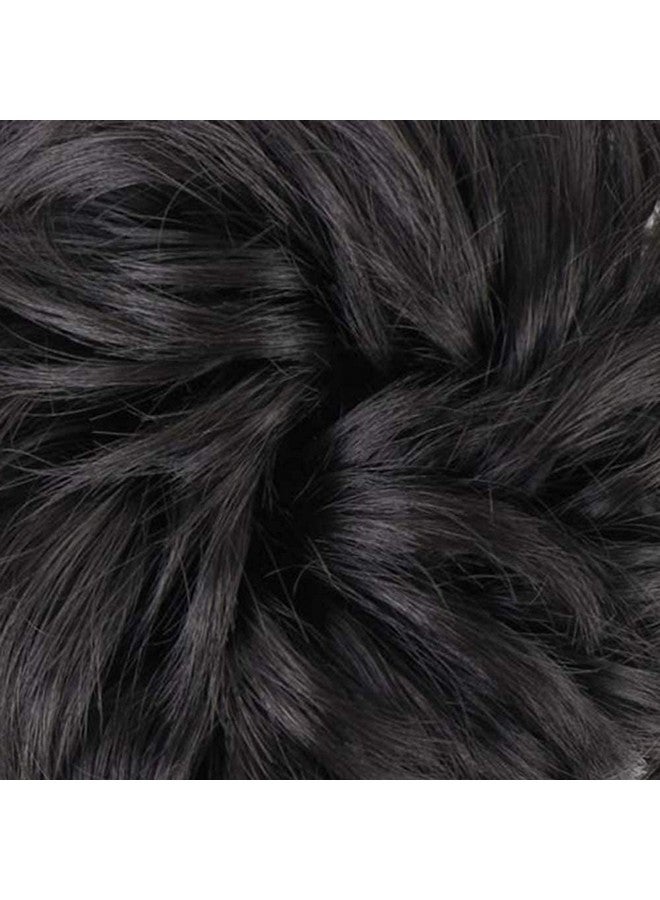 LUSH LOCKS ® 1Pcs Messy Bun & Juda Hair Scrunchies Messy Bun Synthetic Hair Piece For Women Curly Wavy Scrunchy Updo Bun Extensions  - Image 1