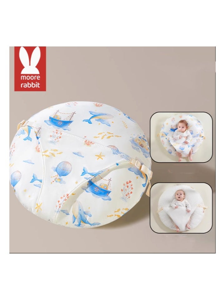 Moore Rabbit Baby Anti Spitting Slope Pad, Baby Slope Pillow, Newborn Lying In Bed, Sleeping Tool, Bed In Bed, Breastfeeding Pillow  - Image 1