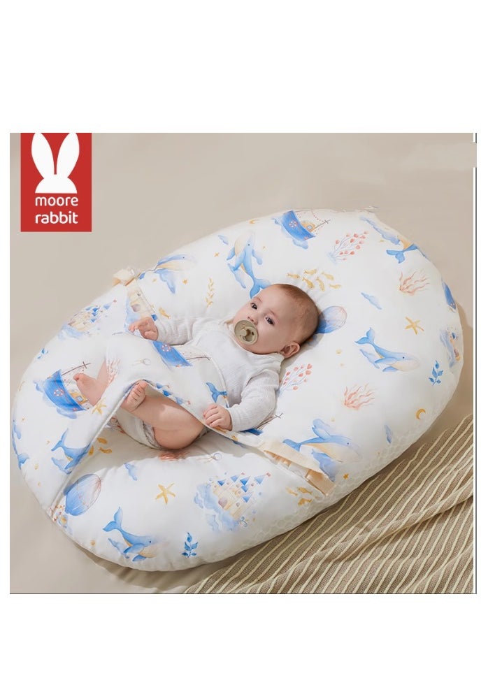 Moore Rabbit Baby Anti Spitting Slope Pad, Baby Slope Pillow, Newborn Lying In Bed, Sleeping Tool, Bed In Bed, Breastfeeding Pillow  - Image 2