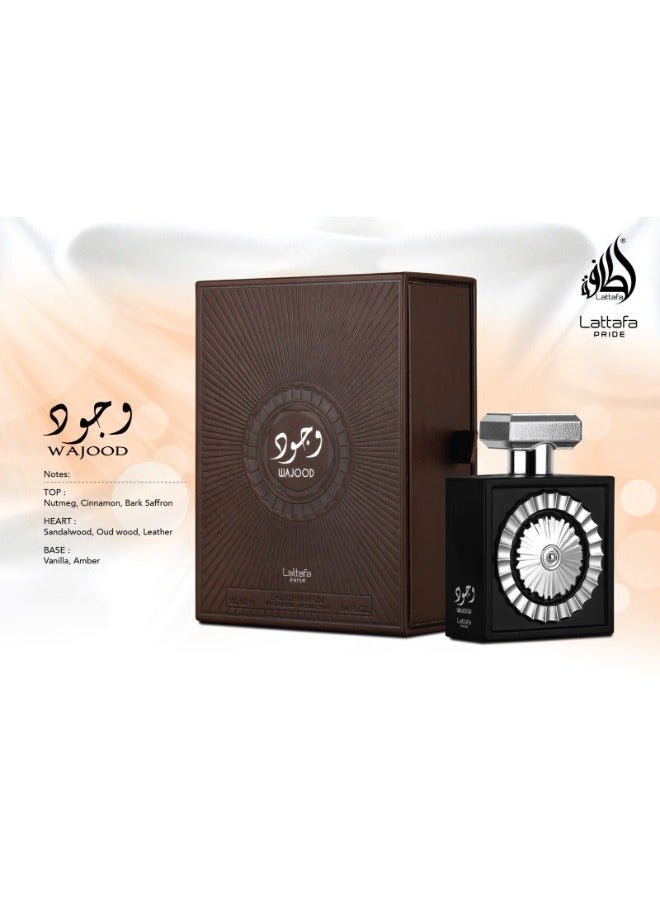 Lattafa PRIDE Wajood Eau de Parfum - 100ml | Sophisticated and Multi-Dimensional Fragrance - Image 5