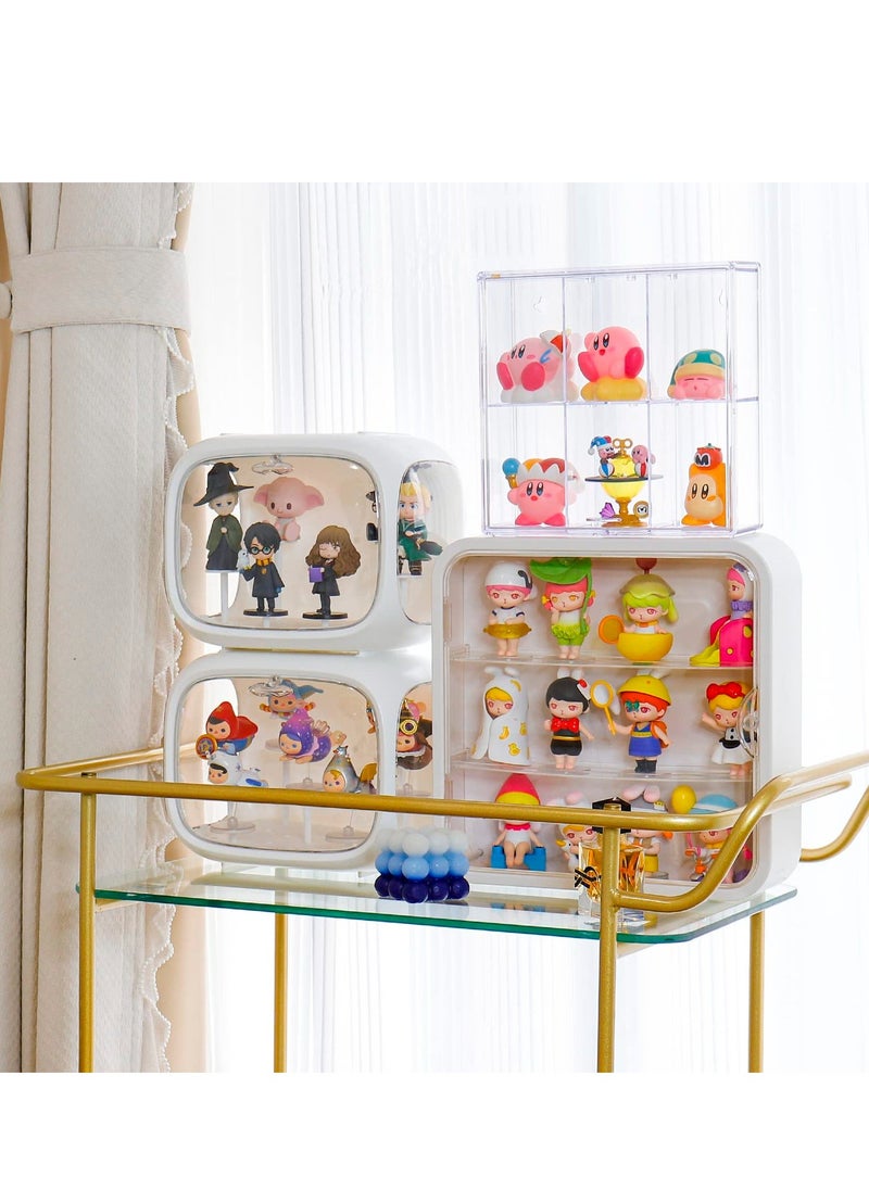 Generic - Clear Acrylic Display Case,Wall-Mounted Doll Storage Box, Dust-Proof Collectibles Action Figure, Suitable for Collectibles Action Figures Pop Mart - Image 1