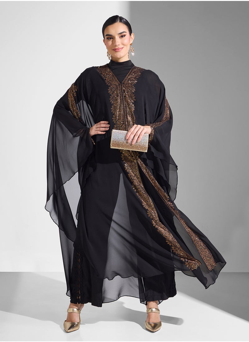 ARABIAN CLOSET Embellished Abaya  - Image 1