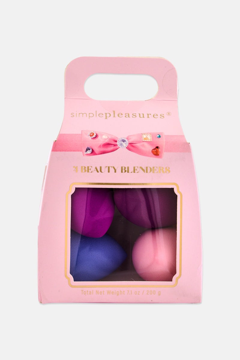 simple pleasures 4 Pieces Beauty Blenders Set, Multicolor - Image 1