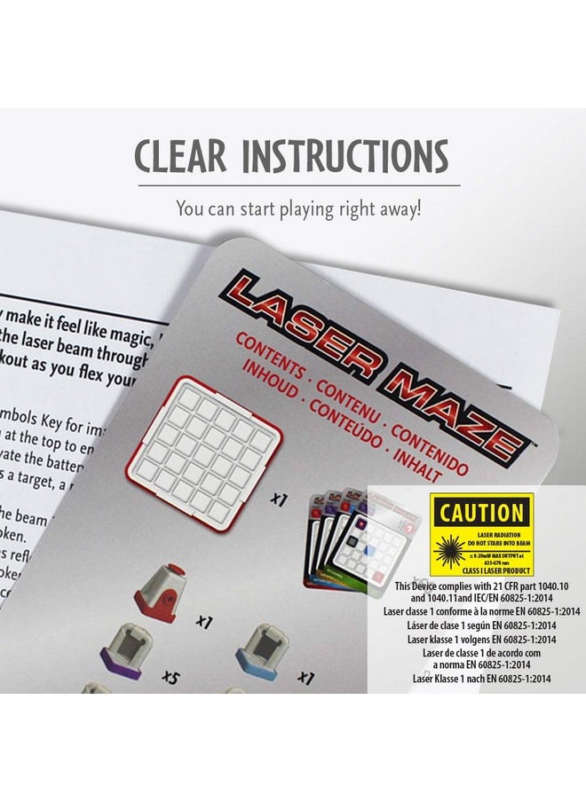 thinkfun Laser Maze Stem Toy Set | Brain-Boosting Game | Award-Winning Activity | Perfect For Boys And Girls Aged 8 And Up - Class 1  - Image 4