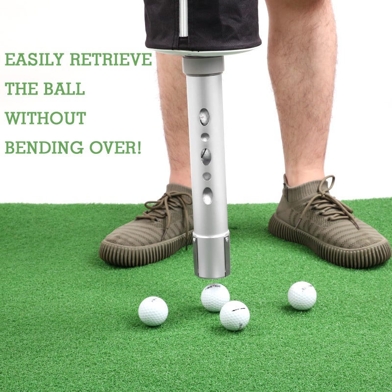 HOW TRUE Golf Ball Shag Bag with Aluminum Handle and Frame | Shag Bag for Golf Balls Golf Ball Retriever | Hold up to 70 Balls - Image 5