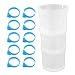 Fukaisu Piping Bag Holder for Filling Pastry Bags Holder Stand with 10 Sealing Ring Silicone Cake Decorating Accessory Stand Baking Tool Organizer Supplies for Cake Decorating Gadgets Icing Frosting Filling - Image 2