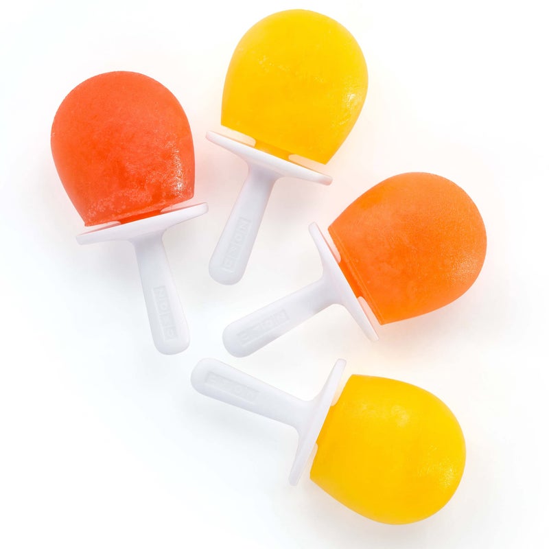 ZOKU Round Pop Molds - 4 Silicone Popsicle Molds with Reusable Sticks and Drip Guards, Easy-Release, BPA-Free - Image 5