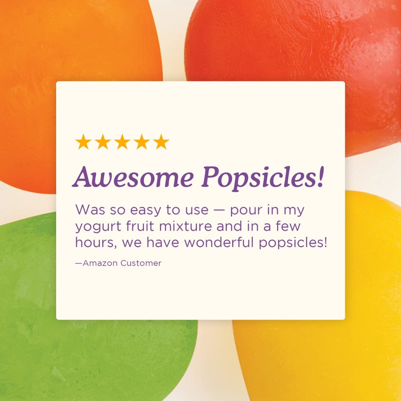 ZOKU Round Pop Molds - 4 Silicone Popsicle Molds with Reusable Sticks and Drip Guards, Easy-Release, BPA-Free - Image 3