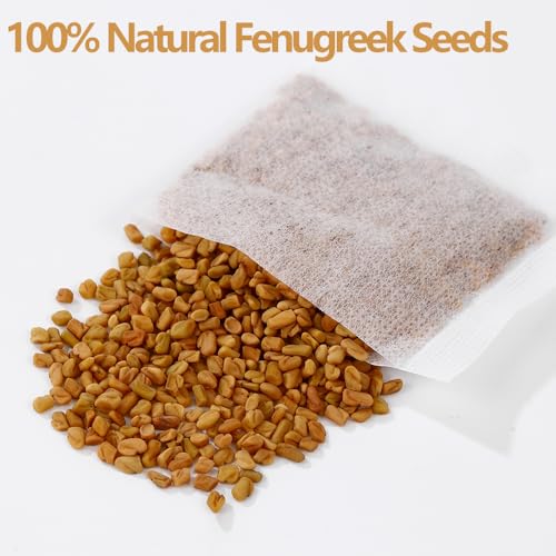 ULTHMOK Premium 60 Fenugreek Tea Bags, Made with 100% Natural Fenugreek Methi Fenogreco Seeds, No Additives & Caffeine Free. - Image 4