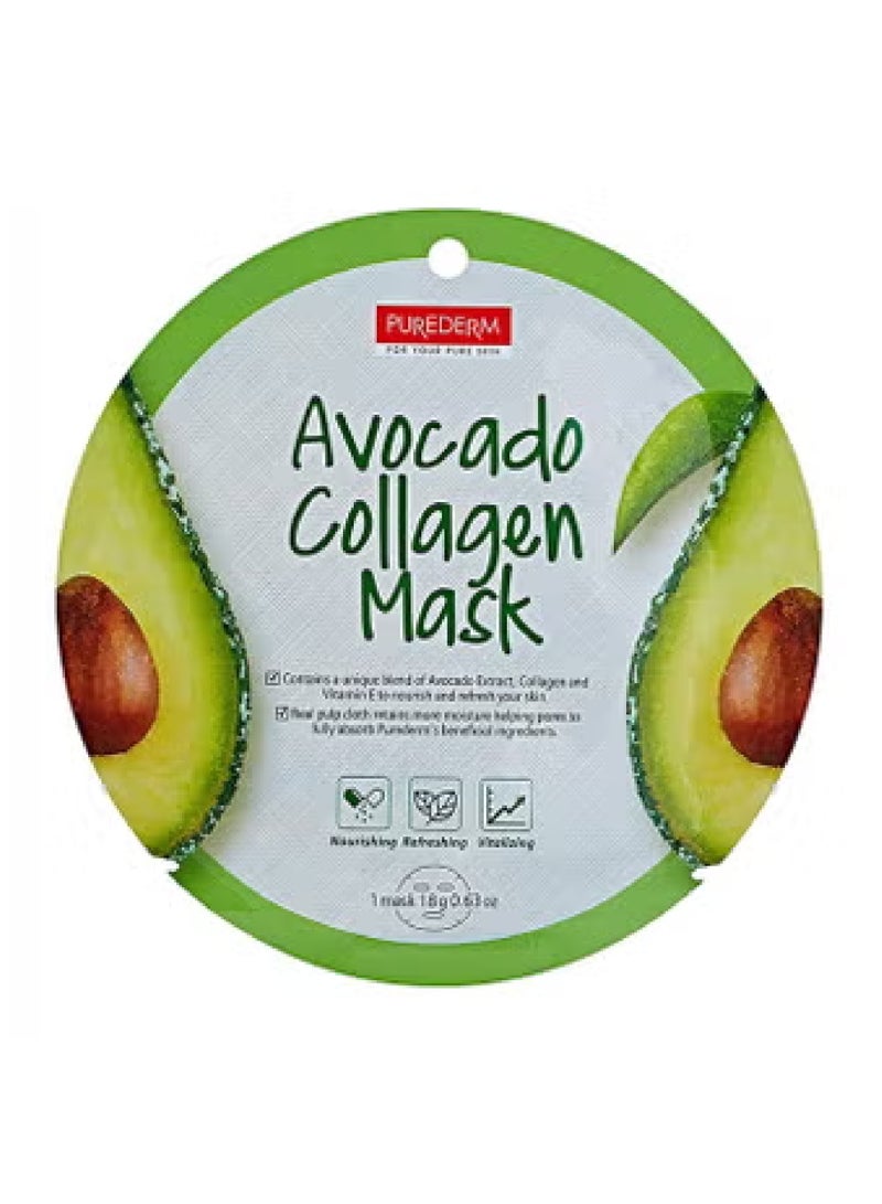 Purederm Avocado Collagen 1 Mask