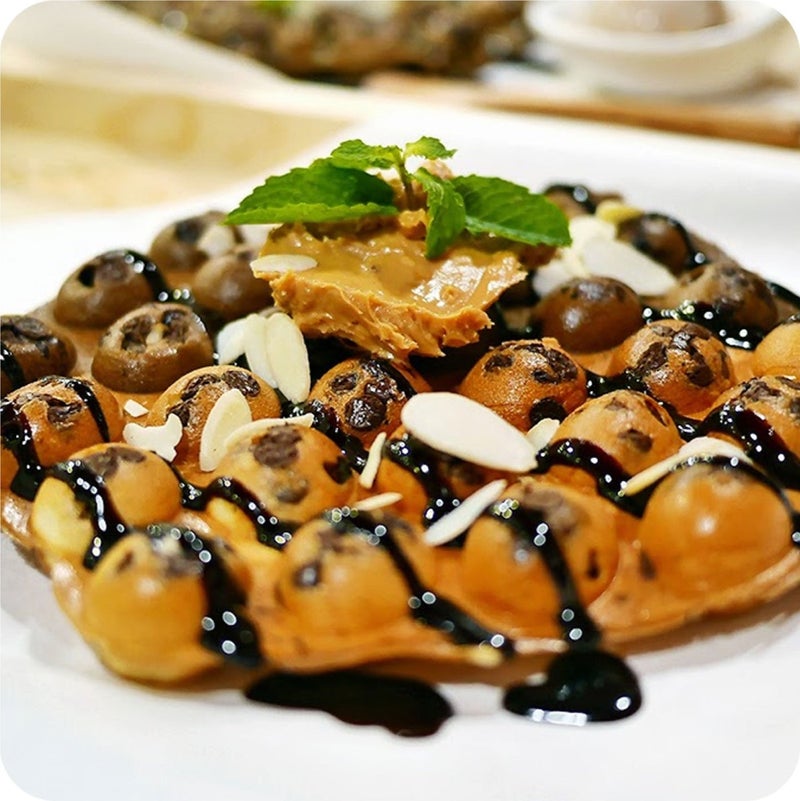 StarBlue Hong Kong Egg Waffle Maker by StarBlue with BONUS recipe e-book - Make Hong Kong Style Bubble Egg Waffle in 5 minutes AC 120V, 60Hz 760W - Image 5