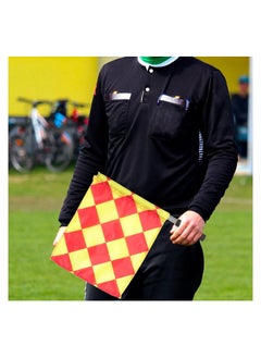 RATSAW Race Conducting Flags Set Referee Flag Whistle with Lanyard Soccer Red Yellow Cards Notebook and Pencil for Sports  Basketball  - Image 3