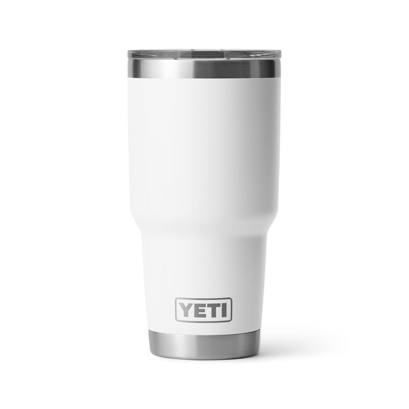YETI Rambler 30 oz Stainless Steel Vacuum Insulated Tumbler w/MagSlider Lid, White - Image 1