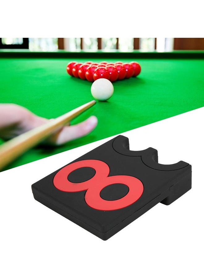 Thoraya PVC Portable Universal 2 Hole Pool Cue Billiards Snooker Stick Holder Rack Storage Fixed Accessories  - Image 4
