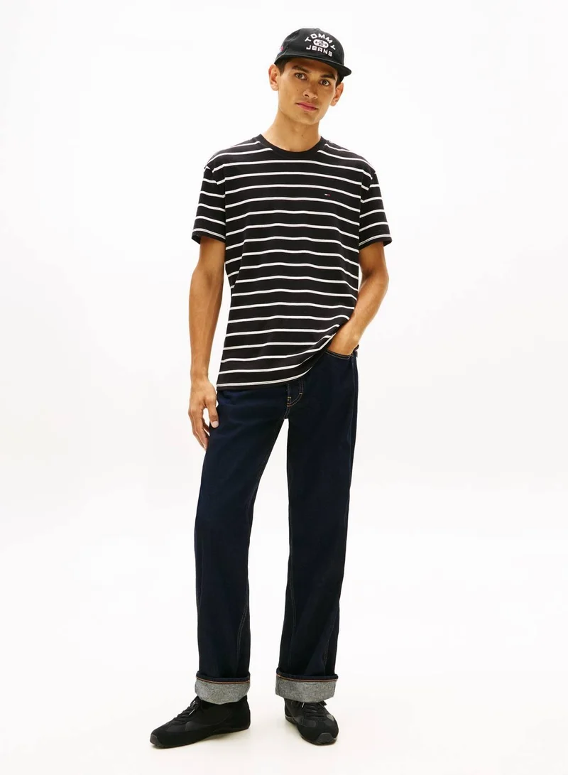TOMMY JEANS Tommy Flag Stripe Jersey T-Shirt