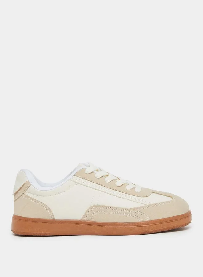 Styli Styli Color Block Lace Up Sneakers