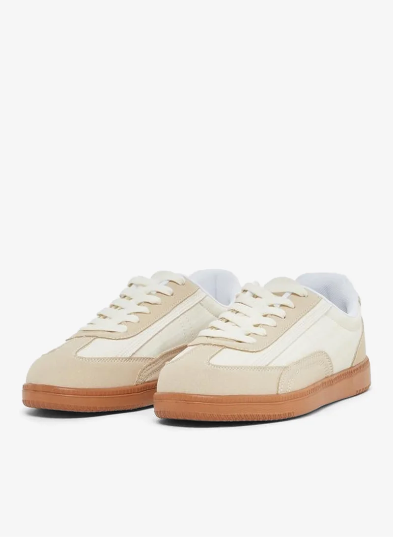 Styli Active Color Block Lace Up Sneakers