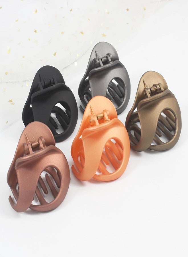 Merdia 5 Pcs Claw Clips for Thick Hair | Hair Barrettes for Women with Non-Slip Strong Hold | Clips for Styling | Barrettes Hair Accessories for Women | Mini Styling Barrette, 2.28” - Image 3