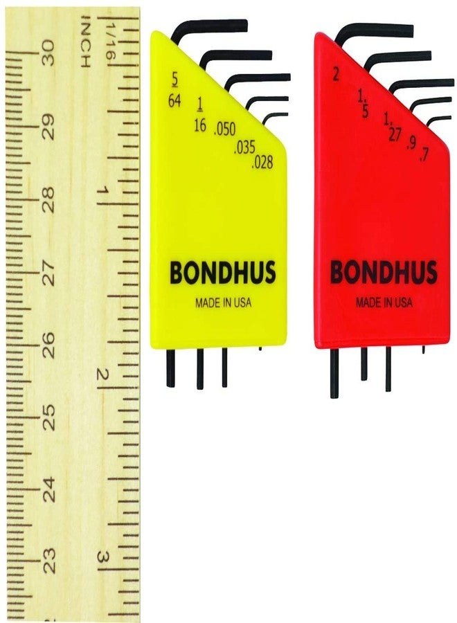 Bondhus 20393 L-Wrench Hex Key Double Set, Multi, One Size - Image 2