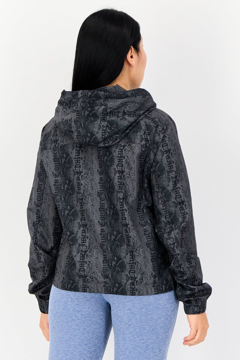 Juicy Couture Women Brand Logo Windbreaker Jacket, Multicolor - Image 3