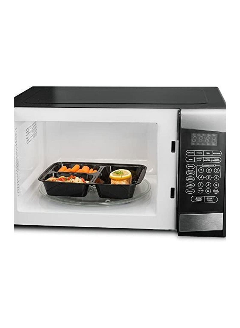 25 Pack 32oz 3 Compartment Meal Prep Containers with Lids - Image 4