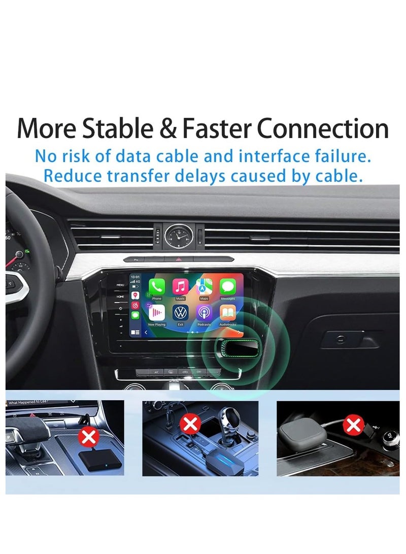 Wireless CarPlay Adapter 2024, Convert Wired CarPlay to Wireless, Only for Vehicles with Built-in Wired Apple CarPlay, Model T - Image 3