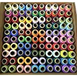 Husky Vardhman Polyester Blend 100 Sewing Threads Spool (Multicolour, 180 m Each) - Image 2