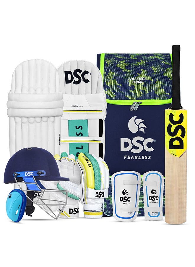 DSC Premium Complete Kit With Helmet Cricket Kit | Right Hand | Kit for Men | Polyvinyl Chloride | Adult | Size 6  - Image 2